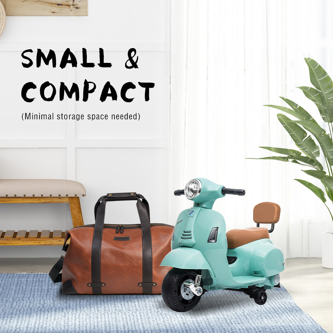 Vespa GTS Mini Electric Ride-On Kids Scooter (Assorted Designs)