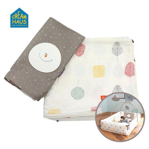 Creamhaus Inua Bumper Bed Guard Cover - Vivid | Little Baby.