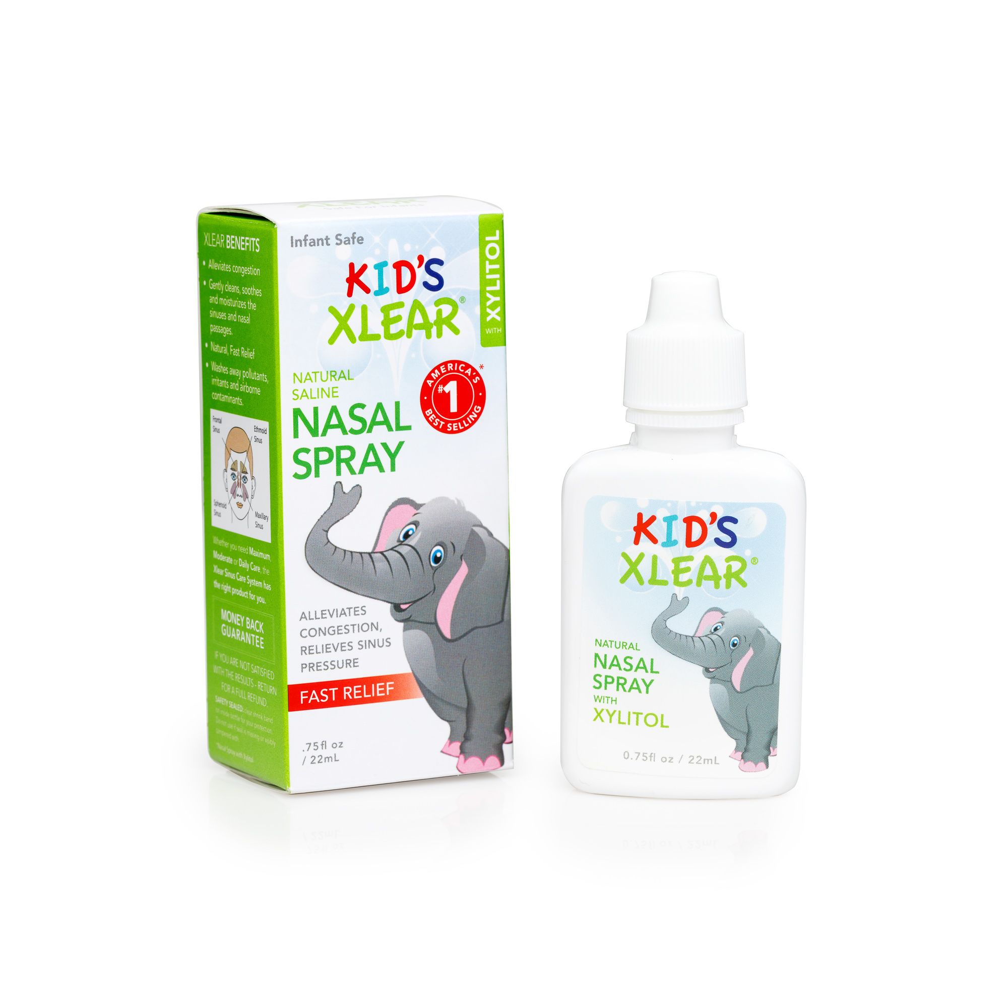 Xlear Kid's Xlear Natural Saline Nasal Spray - 22ml / 0.75 fl oz | Little Baby.