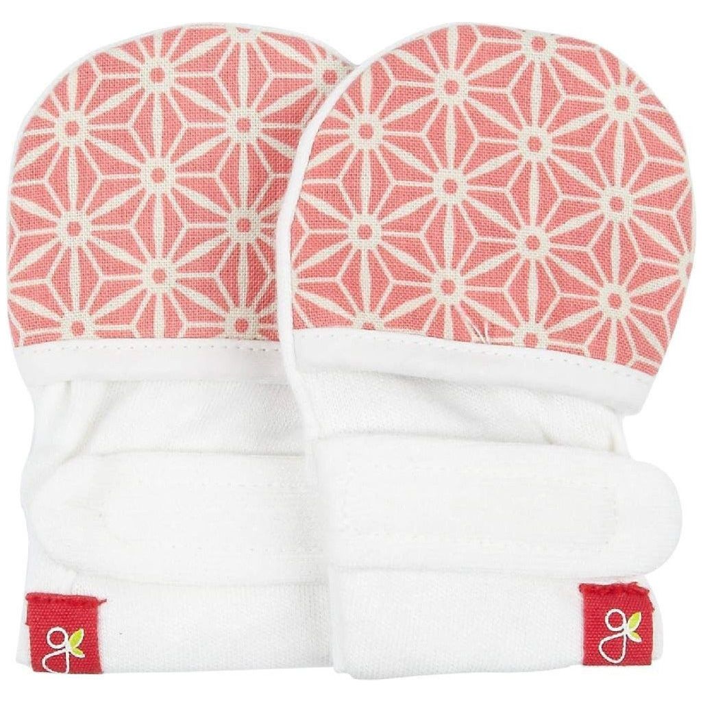 Goumikids Baby Mittens (Chevron + Geometric Pink) | Little Baby.