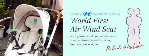 World First Air Wind Seat Liner | Poled AirLuv by Hyundai Motor Group