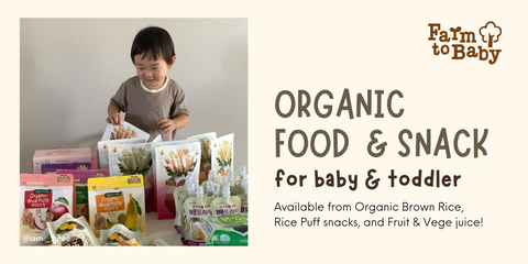 Organic Baby and Toddler Food and Snack for 6 months+ baby| Farm To Baby from Korea