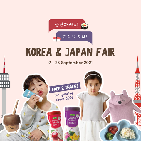 Korea & Japan Fair | Free Snacks for spending above $99