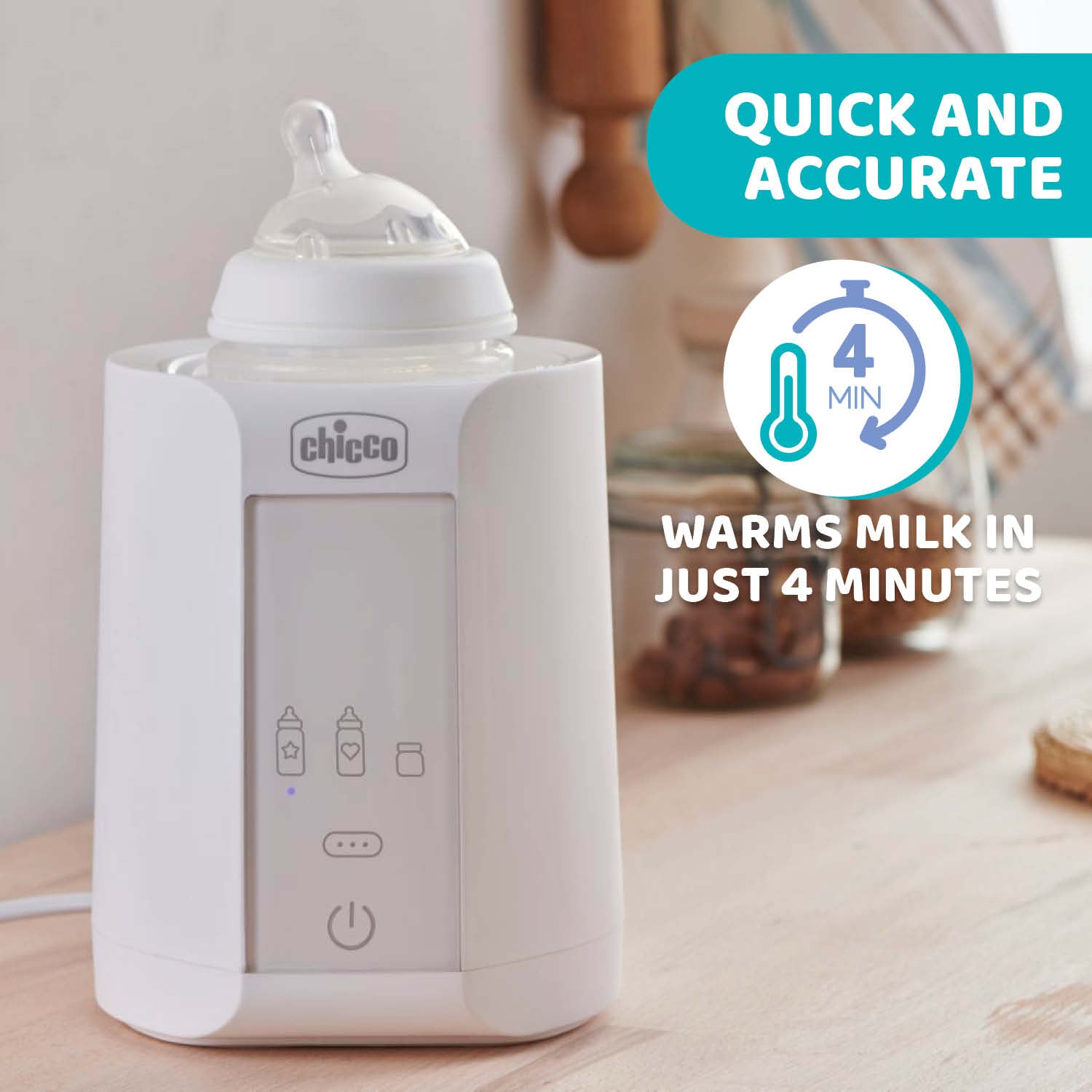 Chicco Home Bottle Warmer Digital Display