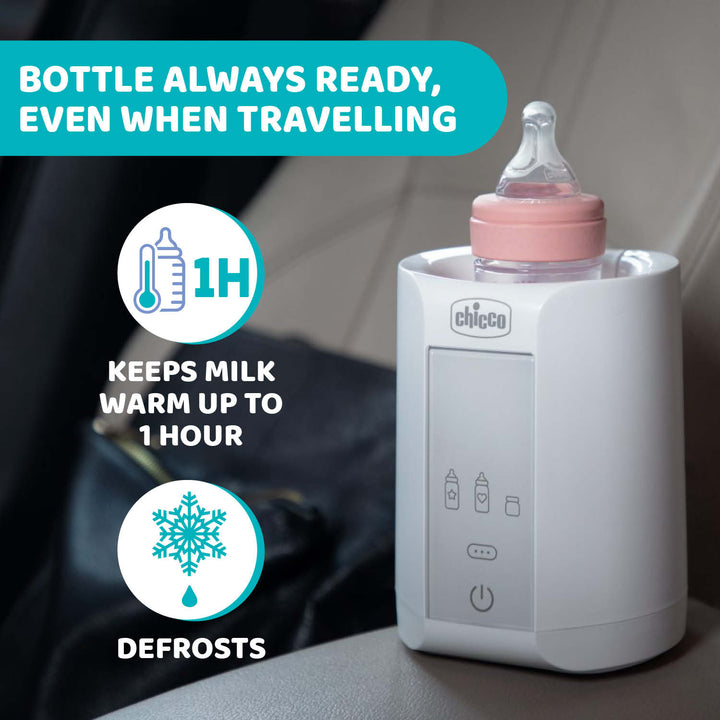 Chicco Home + Travel Bottle Warmer with Car Plug