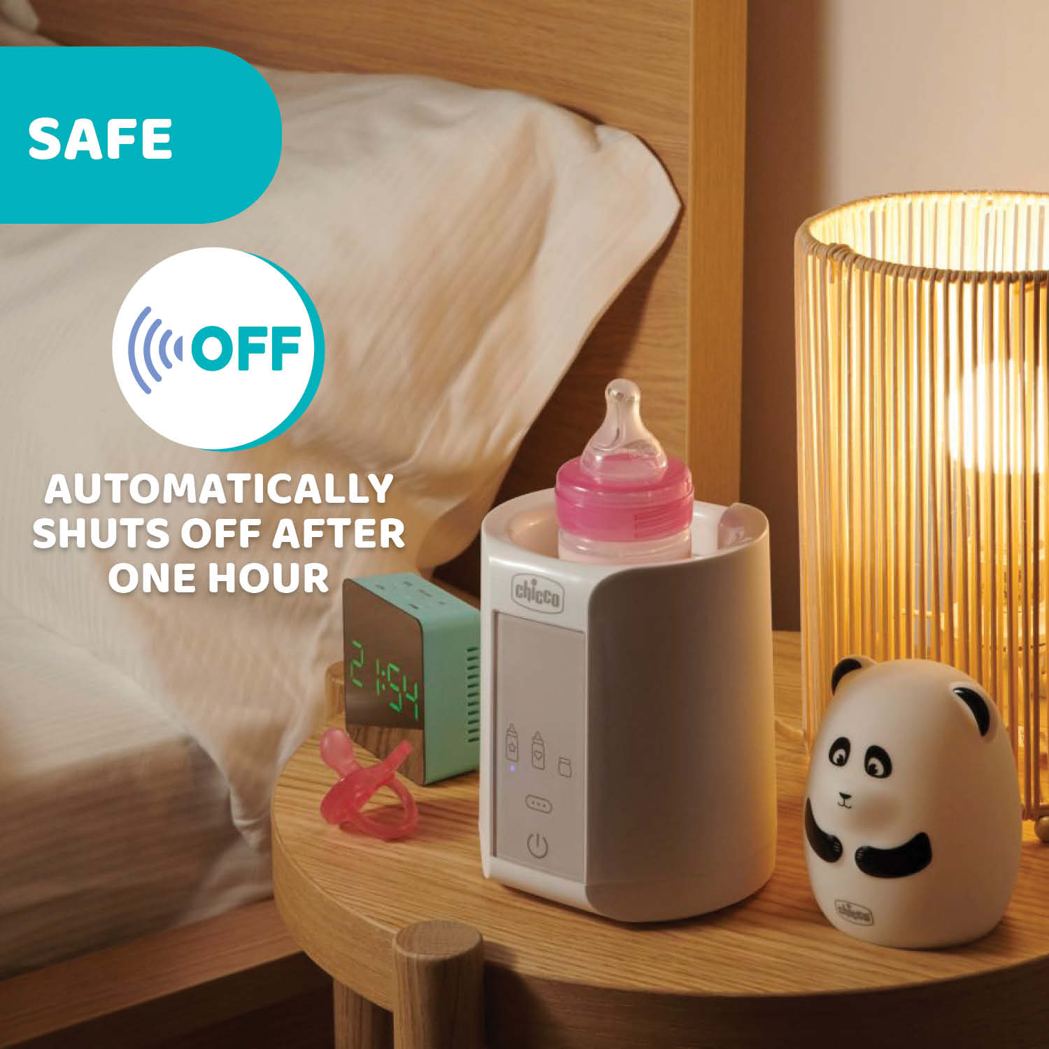 Chicco Home + Travel Bottle Warmer with Car Plug
