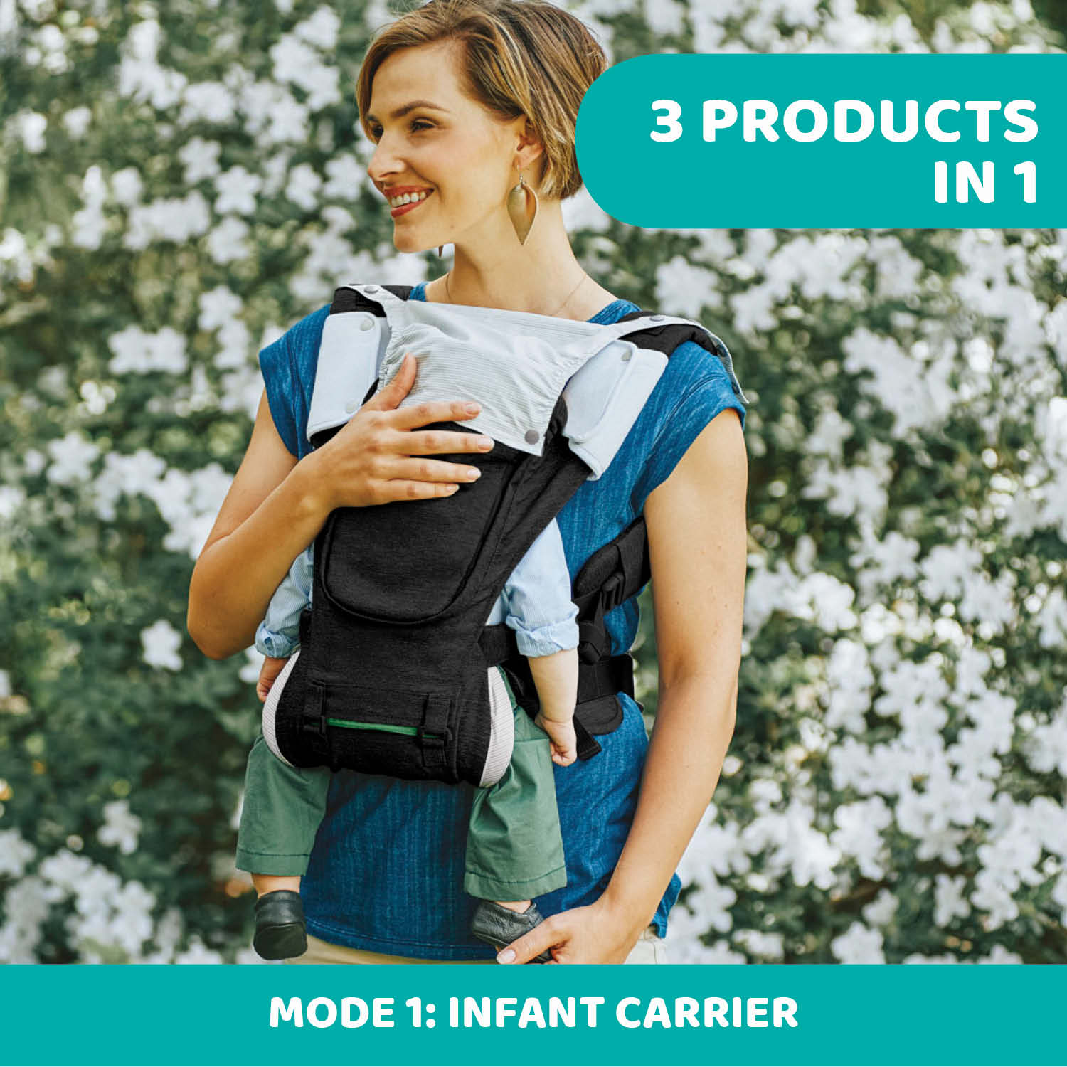 Chicco Hip Seat Carrier Pirate Black 06079147420000