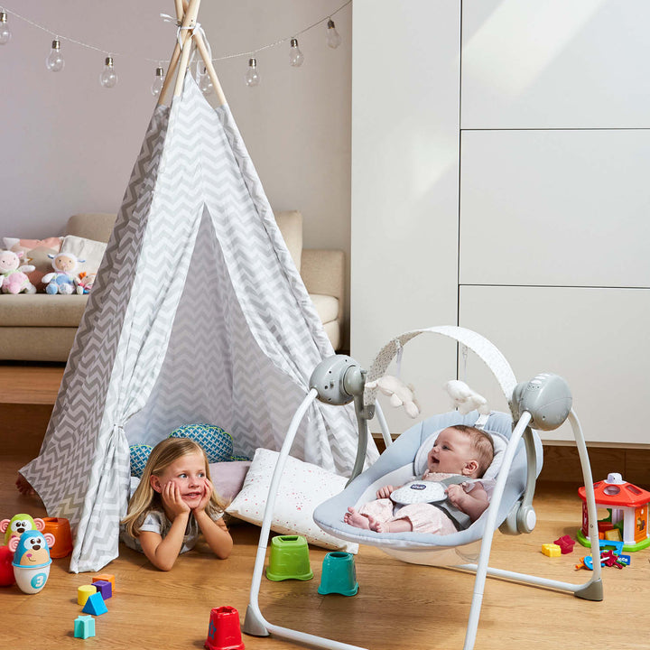 Chicco Relax & Play Baby Swing Cool Grey