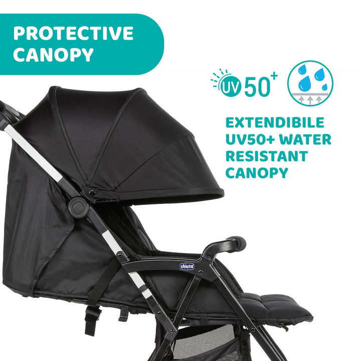 Chicco OHlalà Twin Double Stroller Black Night 07079279410000