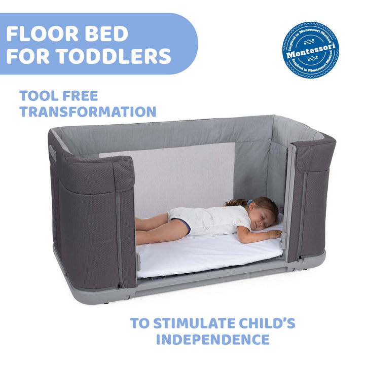 Chicco Next2Me Forever 3-in-1 Co-sleeping Cot Moon Grey