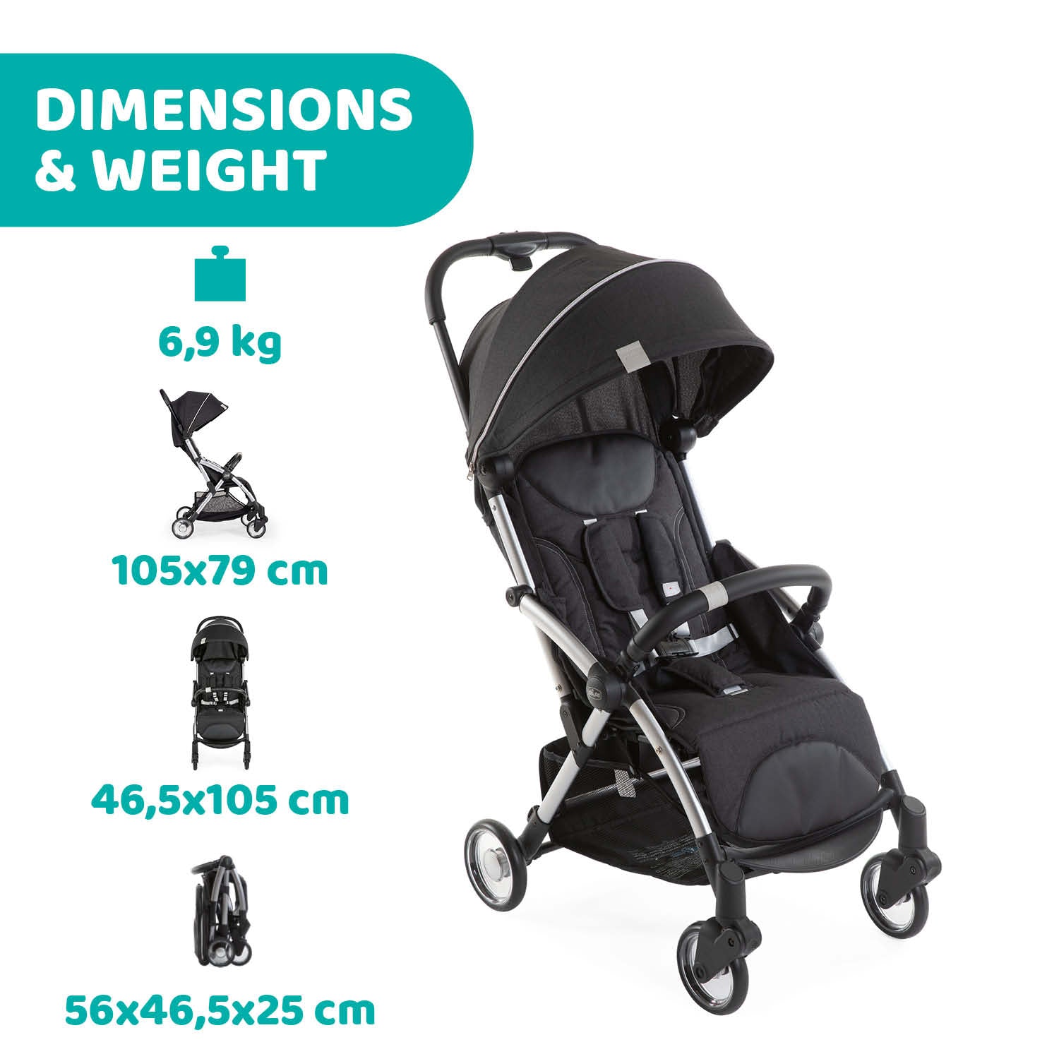 Chicco Goody Plus Stroller 05079877170000
