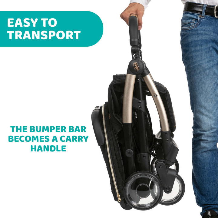 Chicco Goody Plus Self-Folding Stroller Black RE_LUX