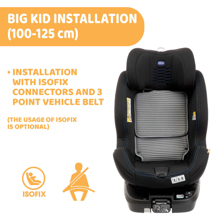 Chicco Seat3Fit i-Size Air Car Seat Black