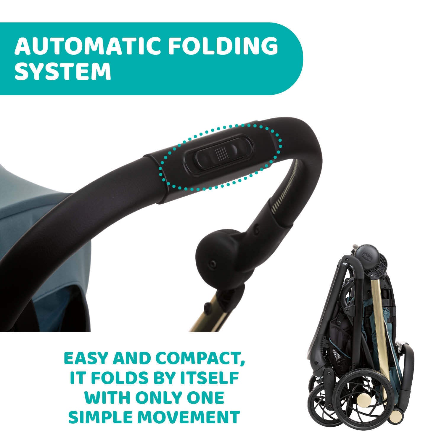 Chicco One4Ever Stroller - Desert Taupe-5