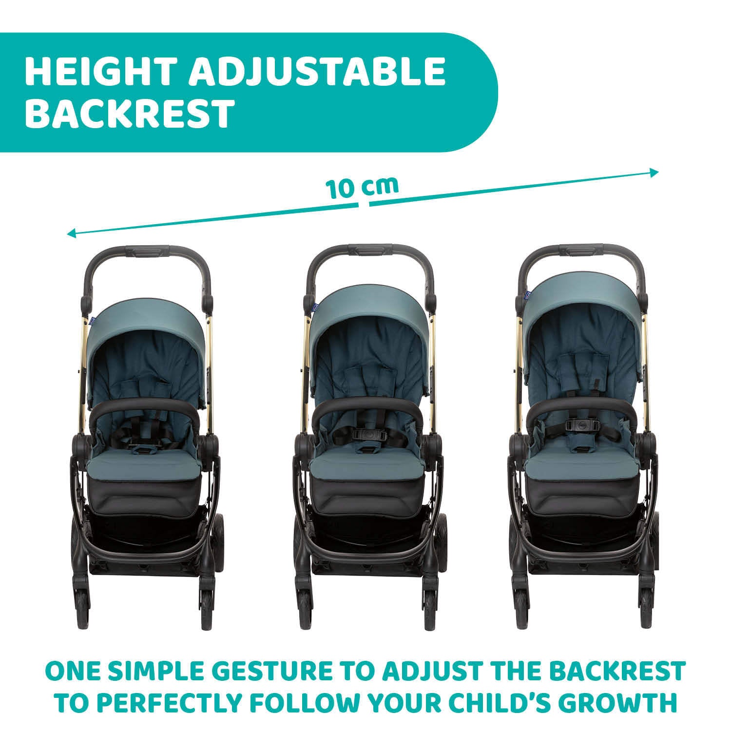 Chicco One4Ever Stroller - Desert Taupe-6