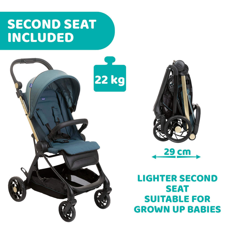 Chicco One4Ever Stroller - Desert Taupe-7