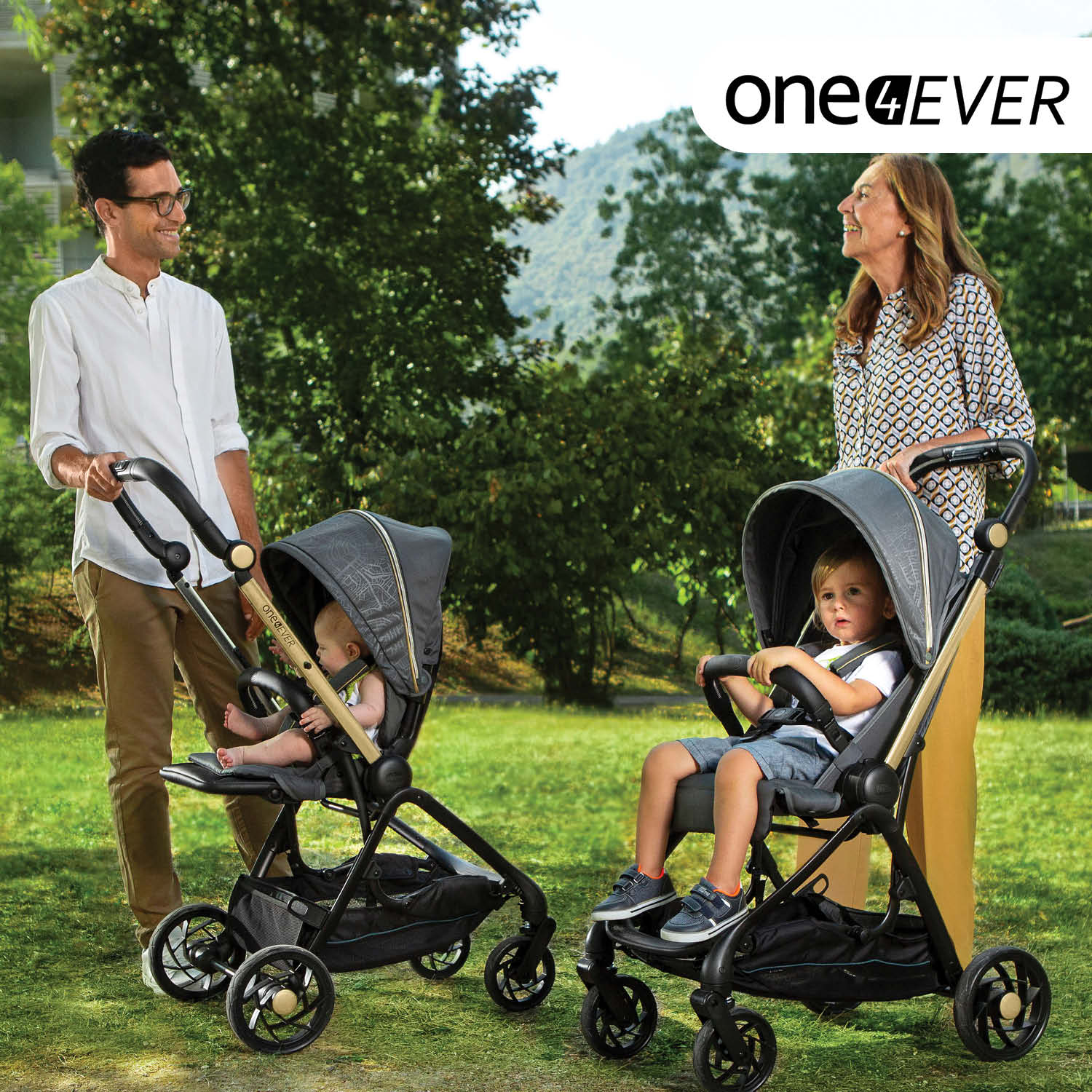 Chicco One4Ever Stroller City Map RE_LUX