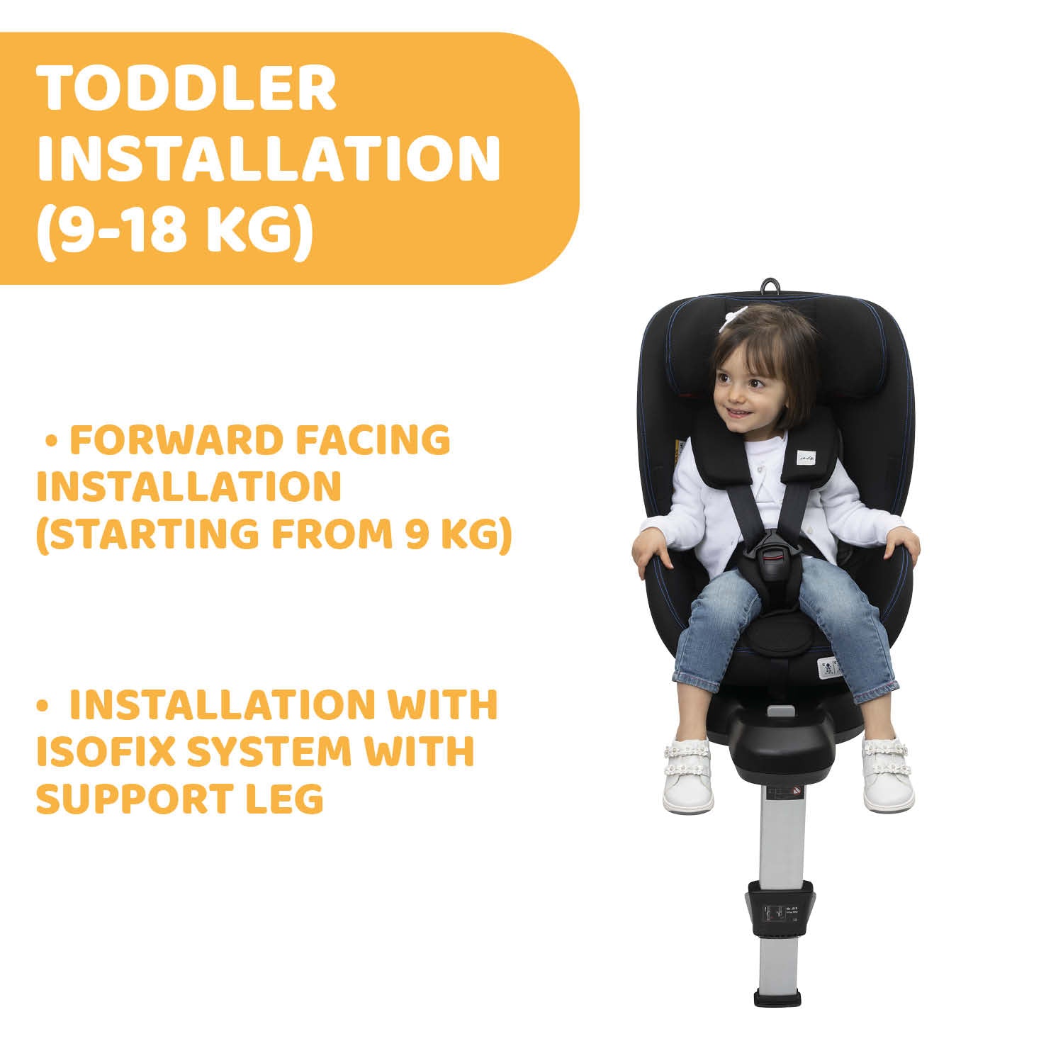 Chicco OneSeat Air All-in-One Car Seat Blue Black 04087022870000