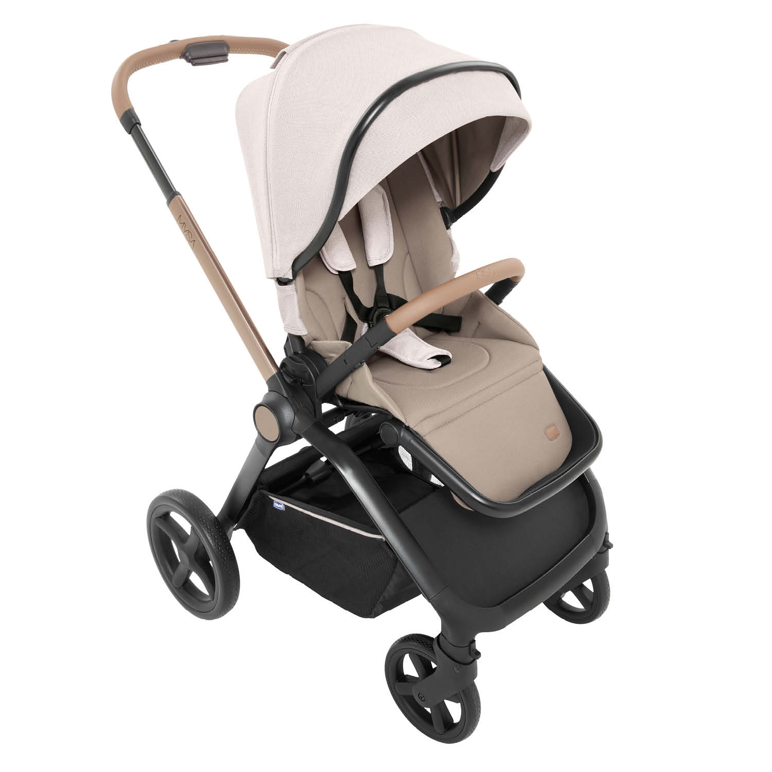 Chicco Mysa 2-Ways Facing Stroller Black Satin