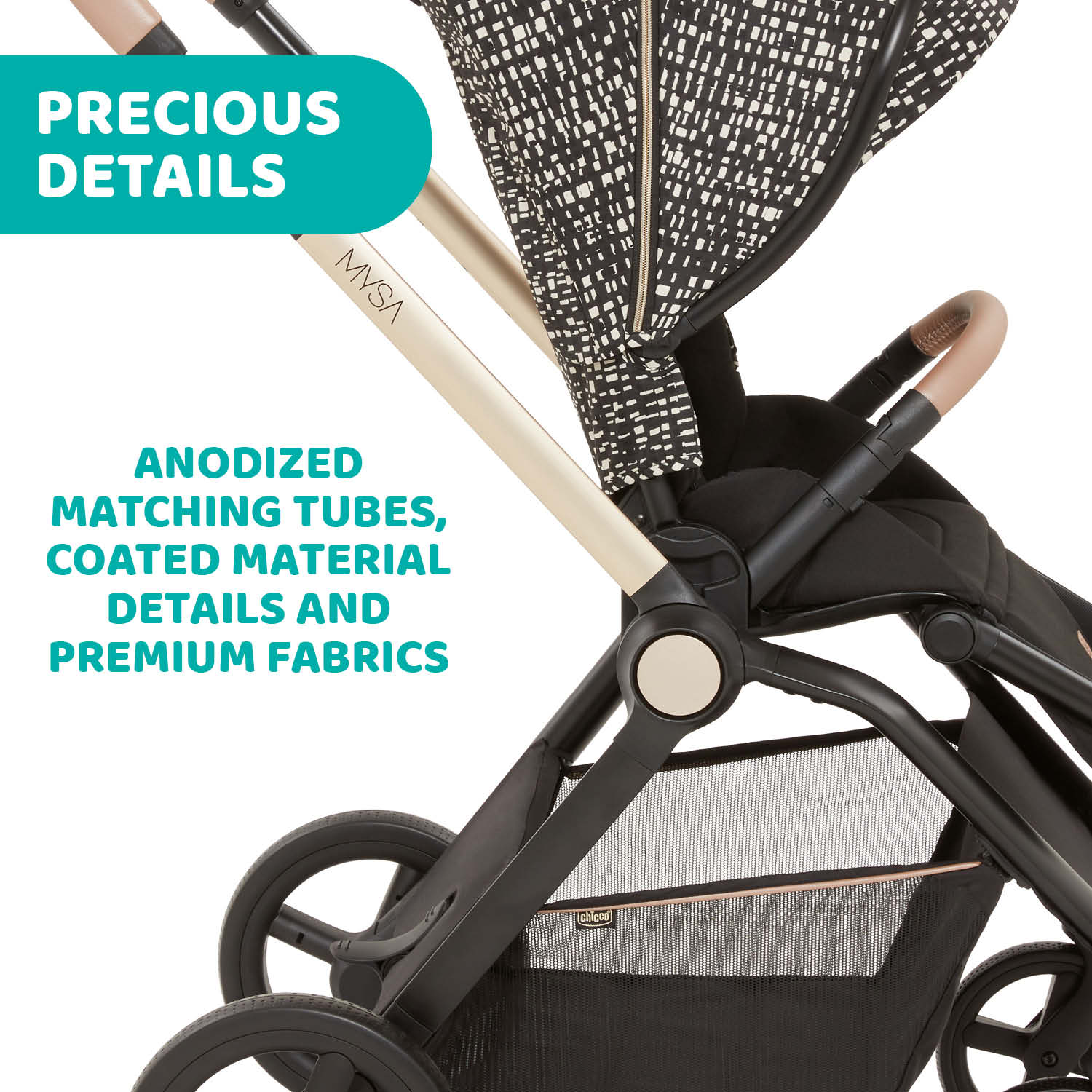 Chicco Mysa Glam Dew Re_Lux Stroller 06087026320000