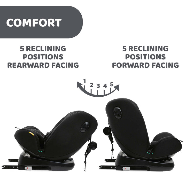 Chicco Unico Evo I-size Car Seat Black 06087030950000