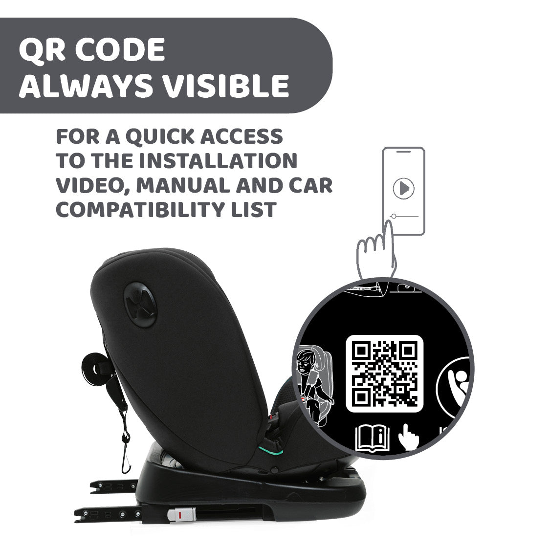 Chicco Unico Evo I-size Air Car Seat Black Air 04087031720000