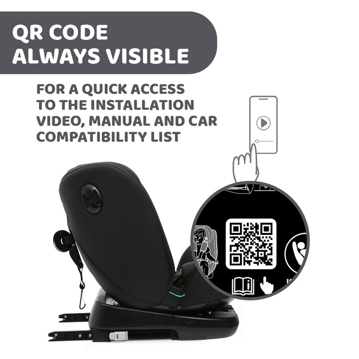 Chicco Unico Evo I-size Air Car Seat Black Air 04087031720000