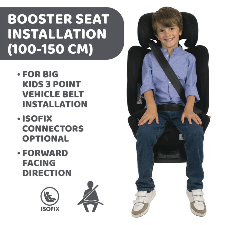 Chicco Unico Evo I-size Air Car Seat Black Air 04087031720000