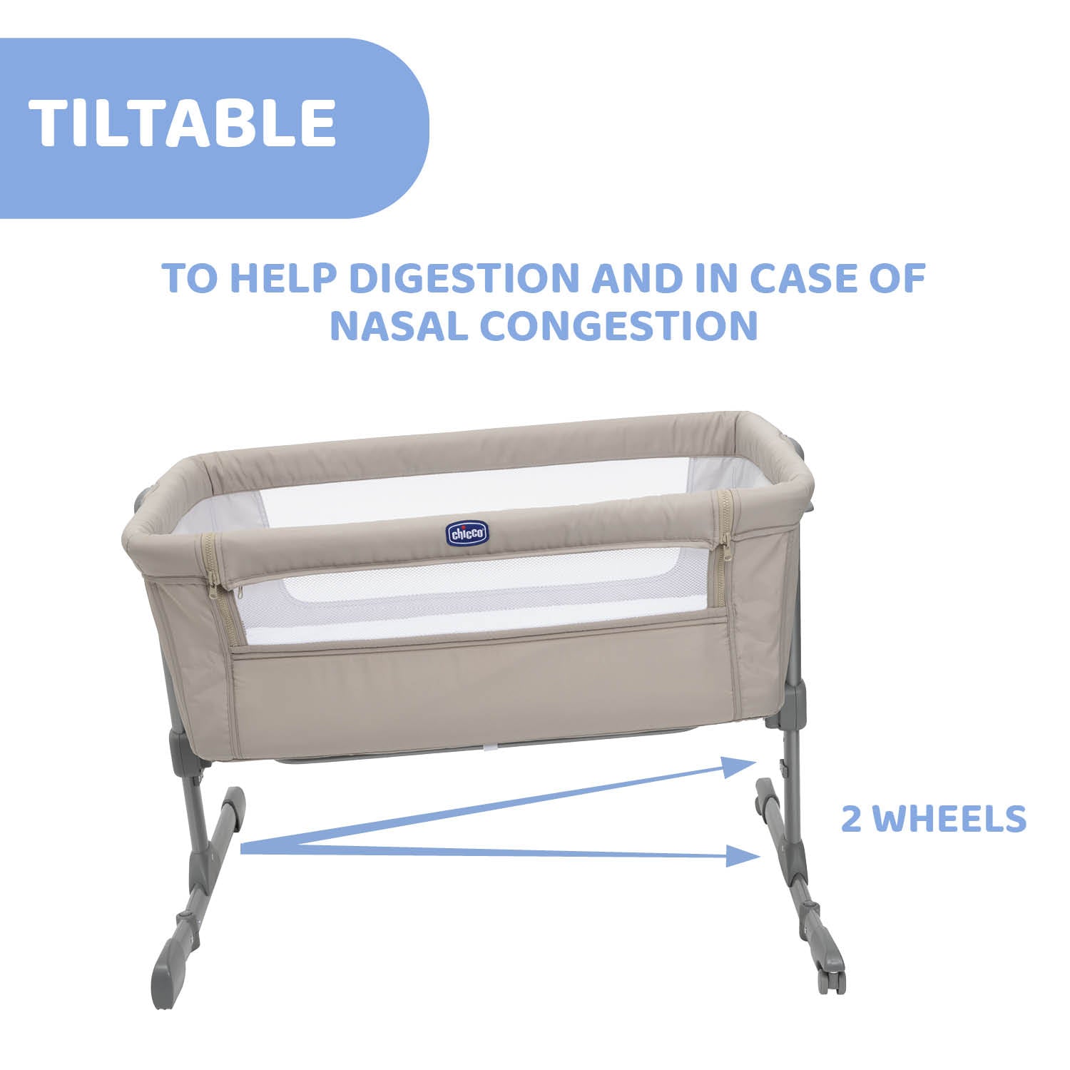Chicco Next2Me Essential Co-sleeping Cot Dune