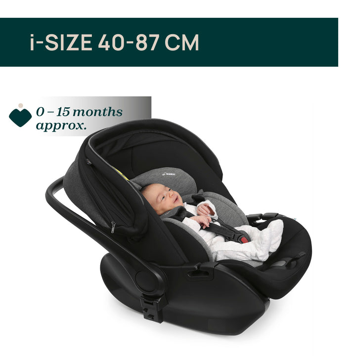 Chicco First-Seat Recline i-Size Carrier Black Satin 05087100450000