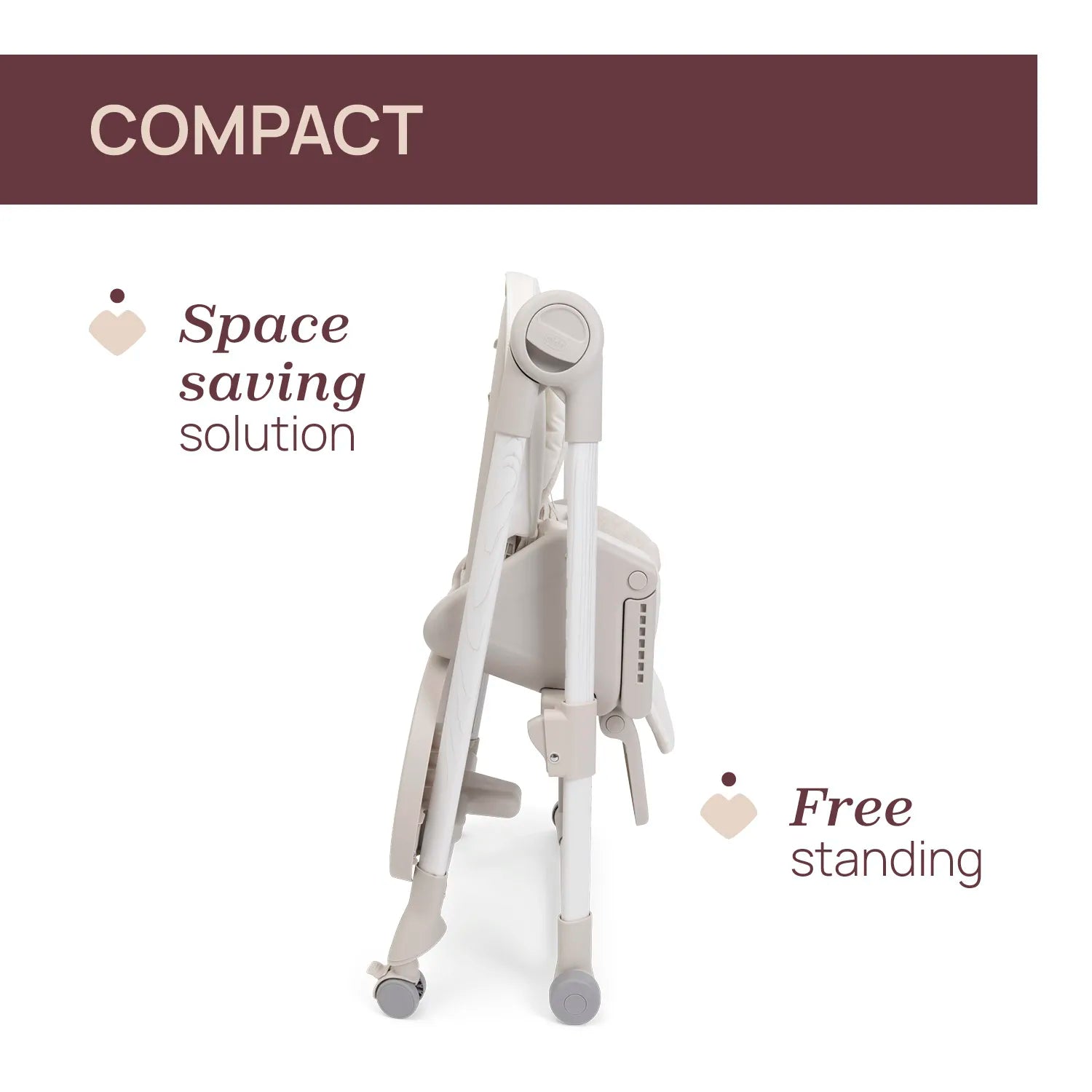 Chicco Polly Armonia Highchair - Scandinavian