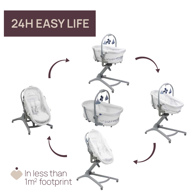 Chicco Baby Hug 5 in 1 Pro Crib (assorted colors)-4