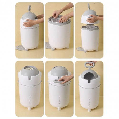 Lucky Baby Genie Odorless Diaper Disposal Pail-5
