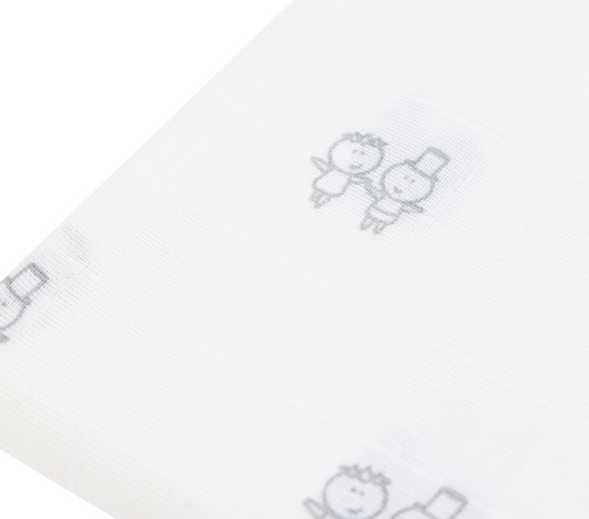 KIKI & SEBBY® 100% Cotton Muslin Swaddle Blankets – 3 pack