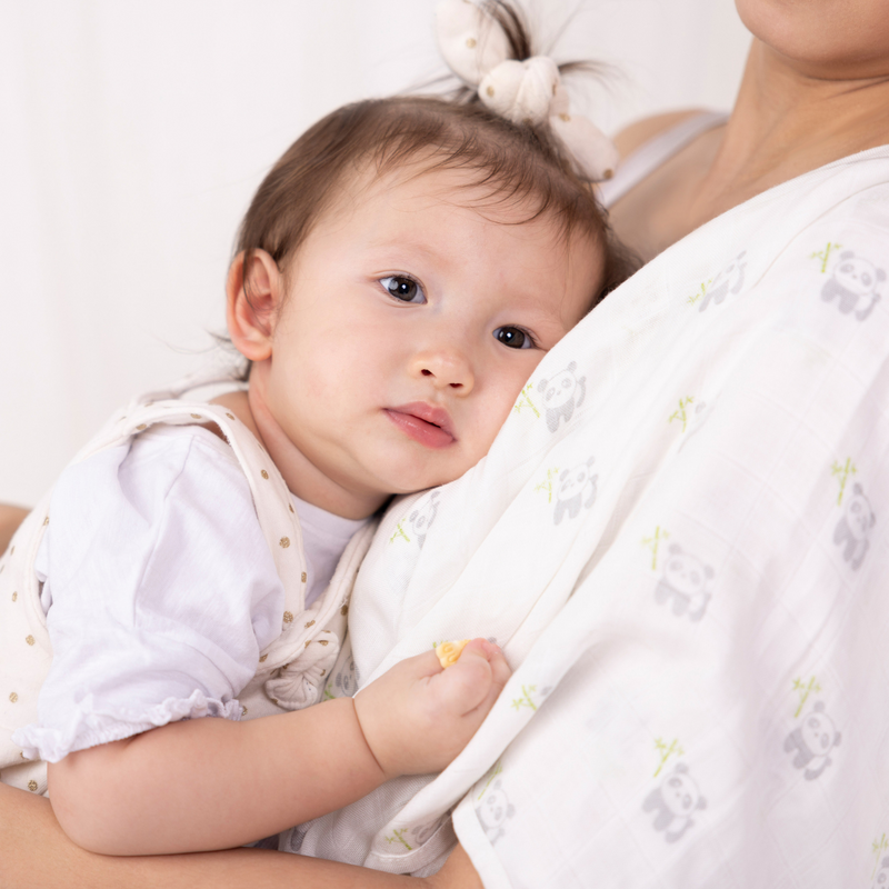 Kiki and Sebby PANDA 100% Cotton Muslin Swaddle Blankets – 3 pack-8