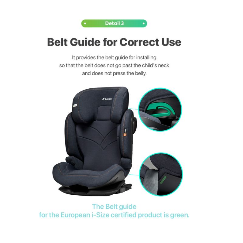 Daiichi Multi i-Size Junior Reclining Car Seat (4-12yo)-9