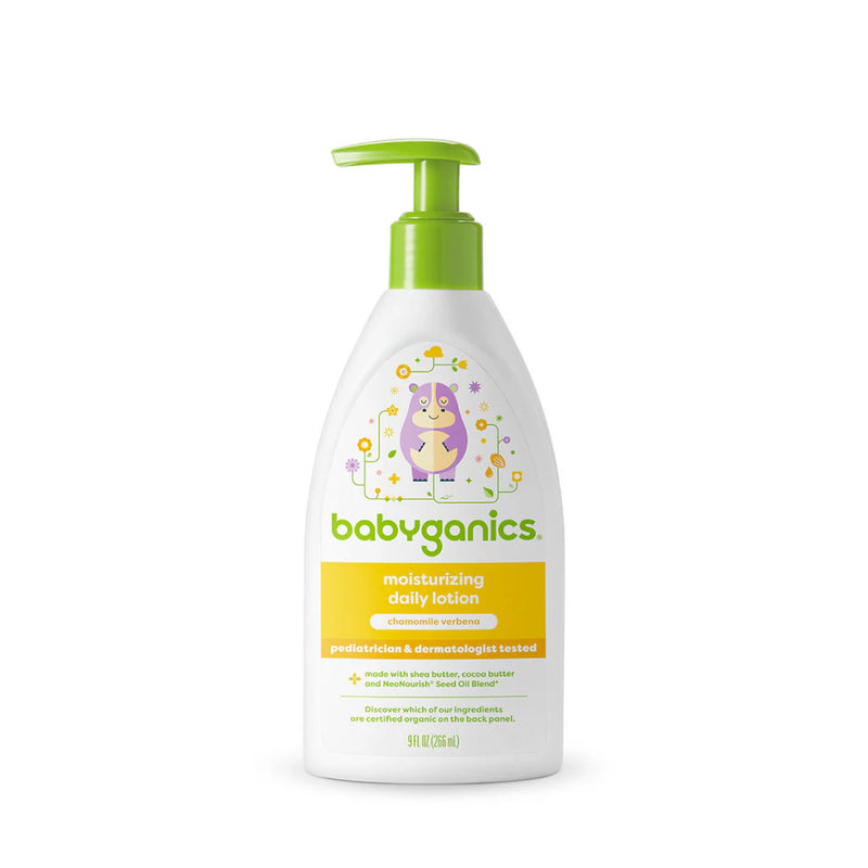 Babyganics moisturizing daily lotion, 266ml, chamomile verbena-1