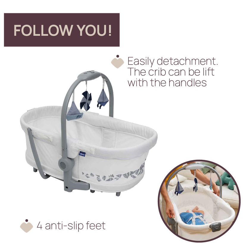 Chicco Baby Hug 5 in 1 Pro Crib (assorted colors)