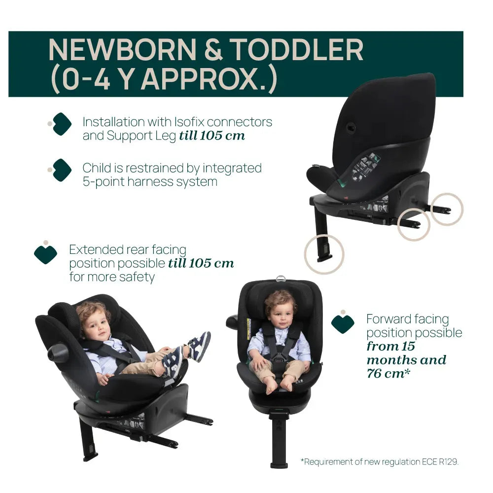 Chicco Everone I-Size Baby Car Seat (0-12yo)-9