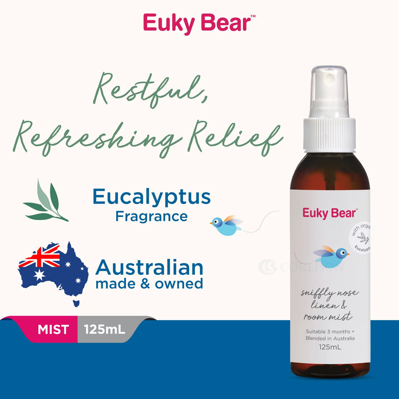 Euky Bear Sniffly Nose Linen and Room Mist 125ml-3