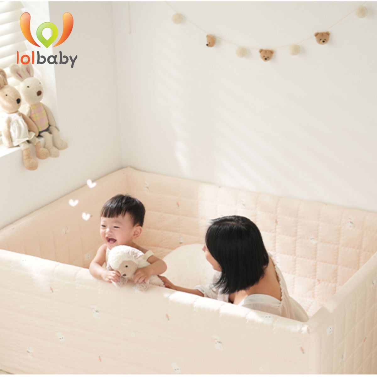 LOLBaby Happy Bumper Bed (Inclusive of Guard Cover Set)