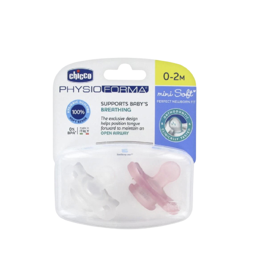 Chicco Mini Soft Silicone Soother 2PCS