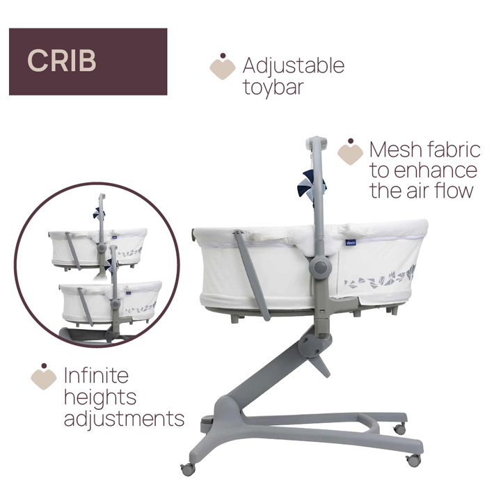Chicco Baby Hug 5in1 Pro Crib 00087076140000
