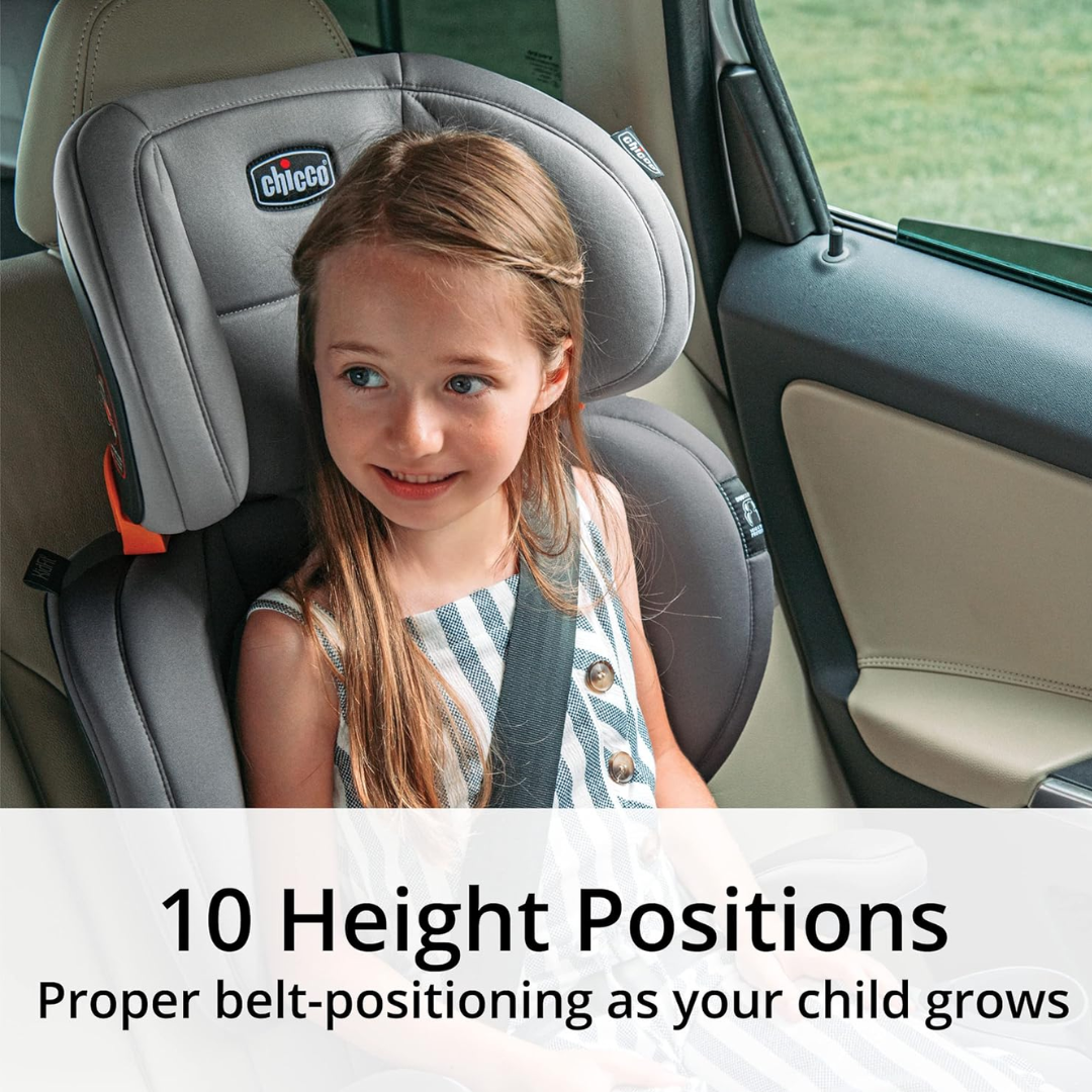 Chicco KidFit ClearTex Plus 2-in-1 Belt-Positioning Booster Car Seat 00079627120070