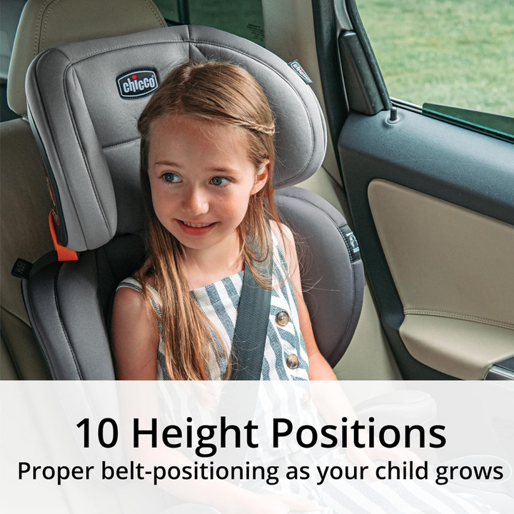 Chicco KidFit ClearTex Plus 2-in-1 Belt-Positioning Booster Car Seat 00079627120070