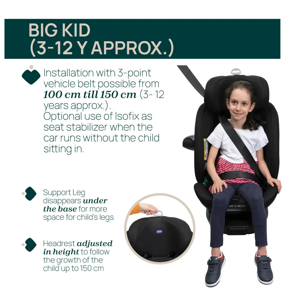 Chicco Everone I-Size Baby Car Seat (0-12yo)