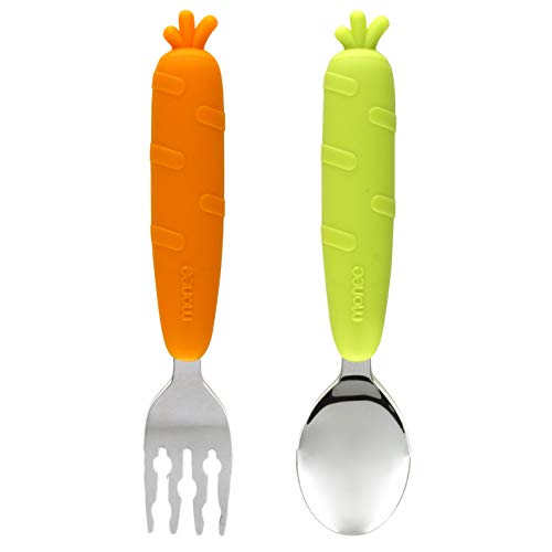 Monee Toddler Utensils - Kids and Toddler Self Learning Set (assorted colours)