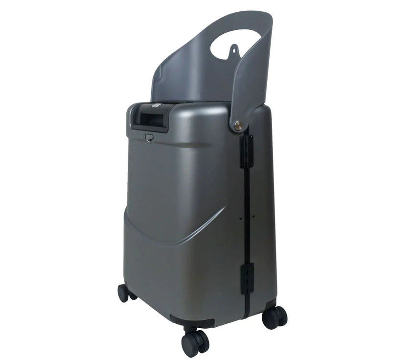 Miamily MultiCarry Ride-On Luggage Charcoal Grey 18"