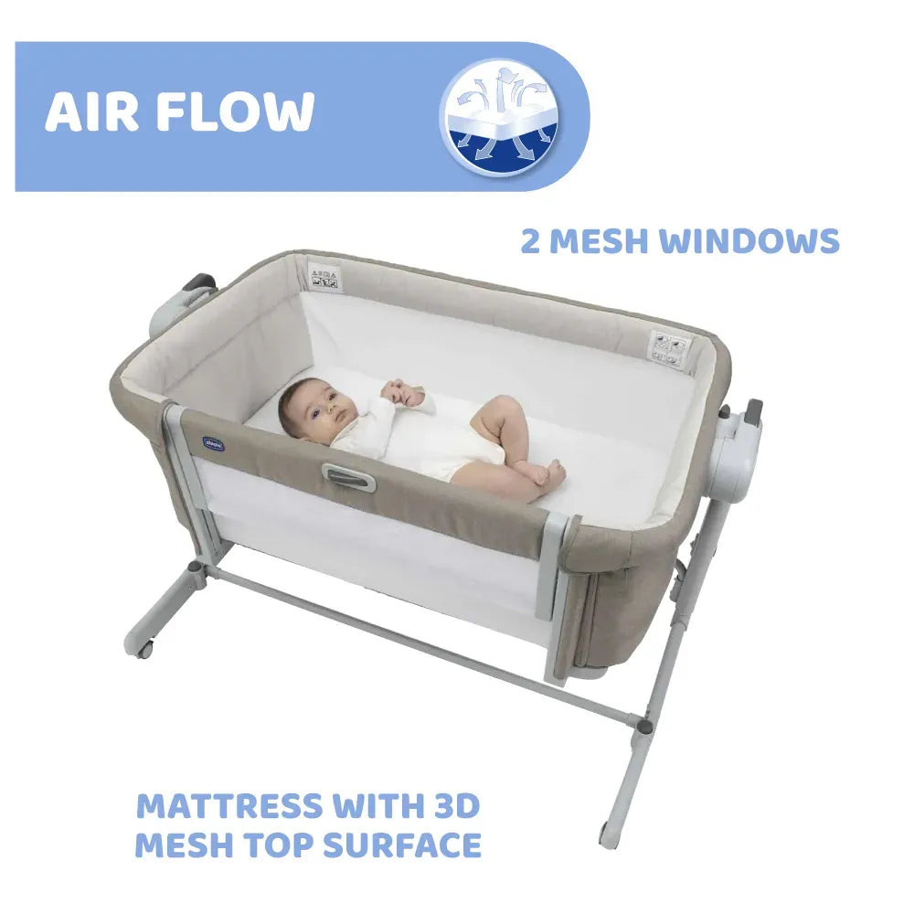 Chicco Next2me Magic Evo - Grey Mist-7