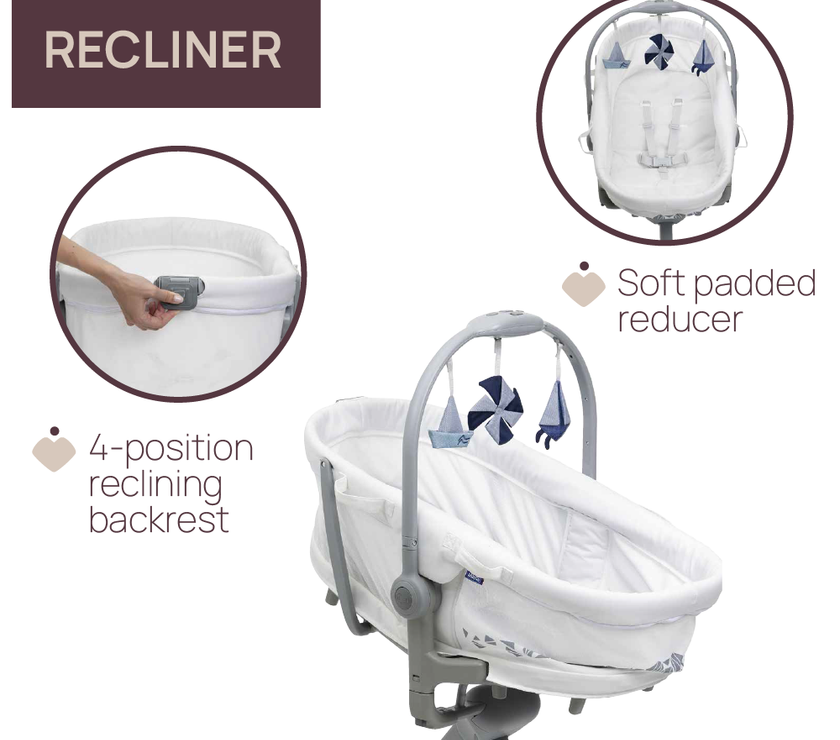Chicco Baby Hug 5 in 1 Pro Crib (assorted colors)